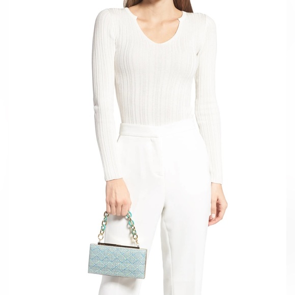 NORDSTROM Woven Minaudiére bag - Picture 3 of 11